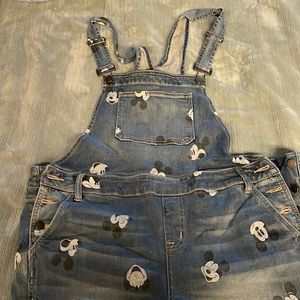 Disney from Torrid-Mickey Mouse overall shorts